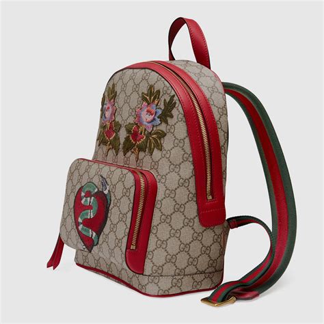 gucci backpack on back|Gucci bag backpack women's.